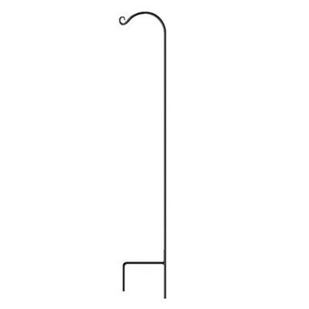 Eat-In Green Thumb Shepherd s Hook Single Black Steel 64-In. EA2669586